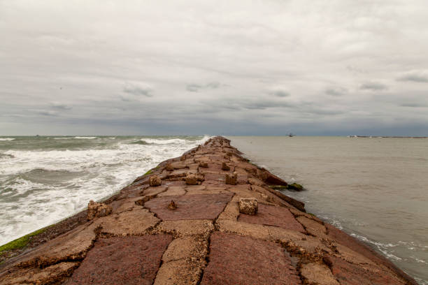 View of the Jetties on South Padre Island