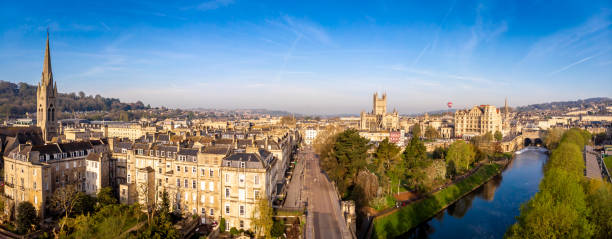 istock Aerial view of Bath, England 1217466559