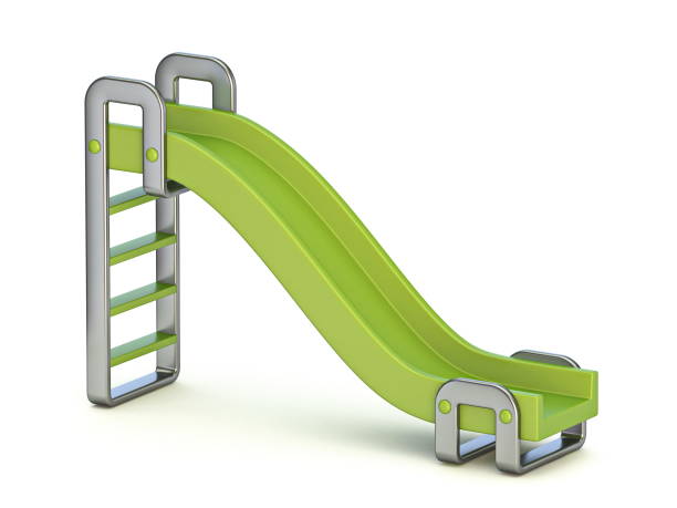 istock Green children slide 3D 1217466770