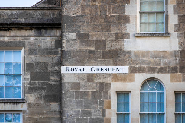 istock Royal crescent street sign in Bath, England 1217466872