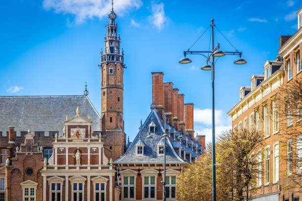 istock Classic market square in Netherlands, Haarlem 1217467532