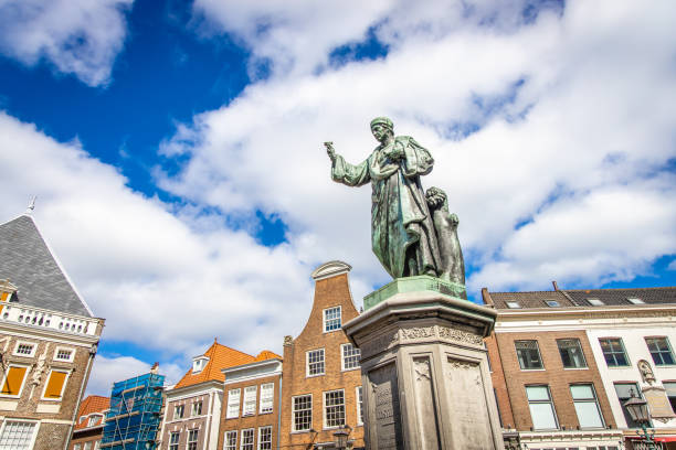 istock Classic market square in Netherlands, Haarlem 1217469015