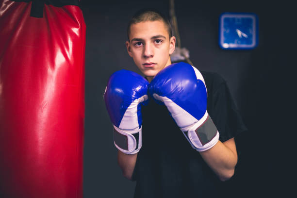 istock Young male sportsman 1217470866