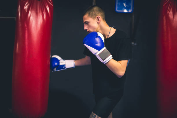 istock Young male sportsman 1217471076