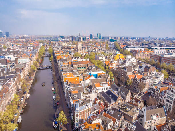 istock River Amstel in Amsterdam, Netherlands 1217471162