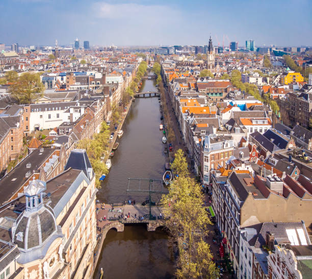 istock River Amstel in Amsterdam, Netherlands 1217472229