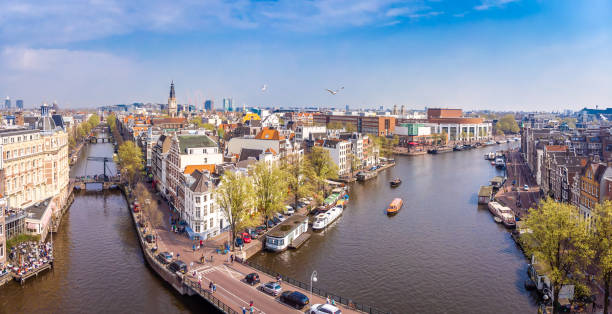 istock River Amstel in Amsterdam, Netherlands 1217472298