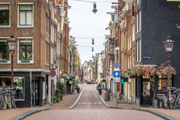 istock Morning view of Amsterdam, Netherlands 1217472392