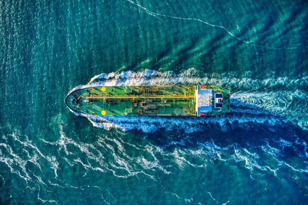 istock Green oil tanker 1217475008