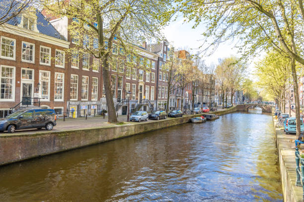 istock Morning view of Amsterdam, Netherlands 1217475151