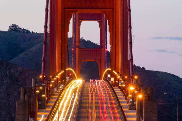 High quality stock photo of the Golden Gate Bridge in San Francisco, California USA.