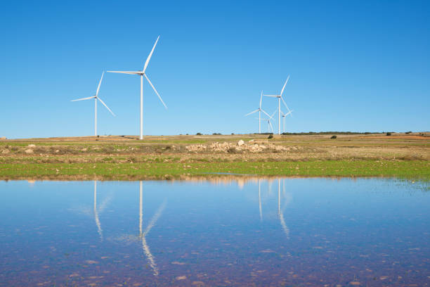 istock Windmills for electric power production in Spain. 1217482997