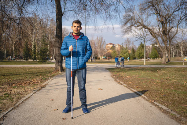 istock Portrait of a handsome and confident young blind man 1217483863