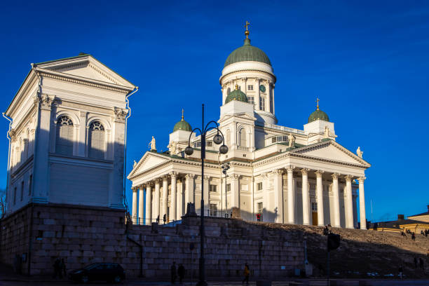 istock Helsinki cathedral in sunny day 1217485281