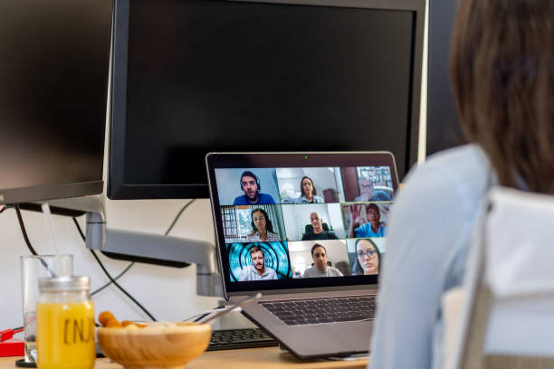 istock Social Teleconference during COVID-19 1217489261