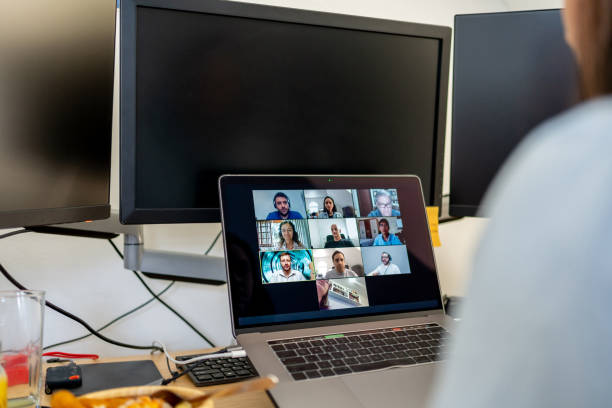 istock Social Teleconference during COVID-19 1217489271