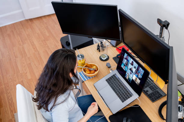 istock Social Teleconference during COVID-19 1217489273