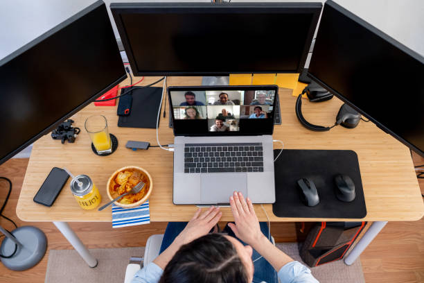 istock Social Teleconference during COVID-19 1217489285