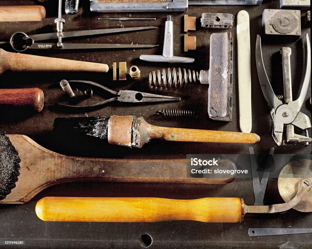 Bookbinding Tools Stock Photo - Download Image Now - Book Binding,  Australia, Craft - iStock