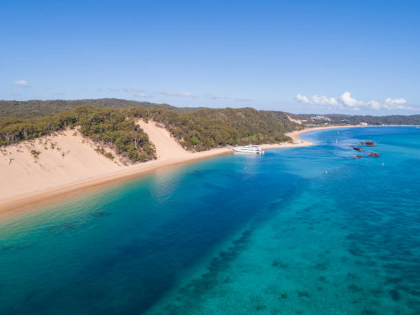 istock Moreton Island, Queensland, Australia from above 1217515810