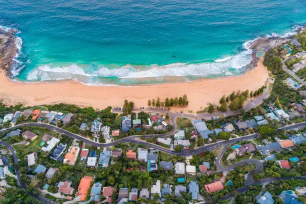 Photo of Suburbs on the ridge at Palm Beach, Sydney Australia