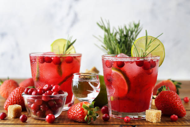istock Cranberry cocktail with vodka 1217520685