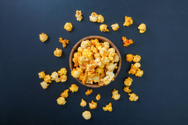 istock Delicious popcorn in bowl stock photo 1217522590