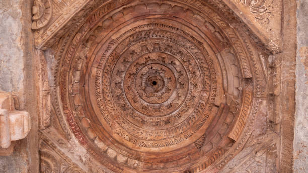 istock ceiling inside a building at qutub minar complex in delhi 1217523482
