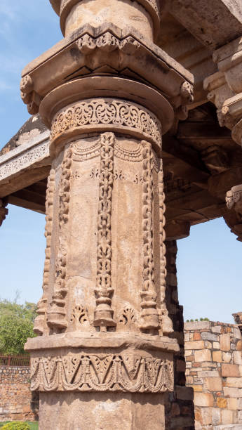 istock column at qutub minar complex ruins in delhi 1217523499