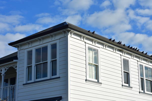 White Wooden Villa Detail
