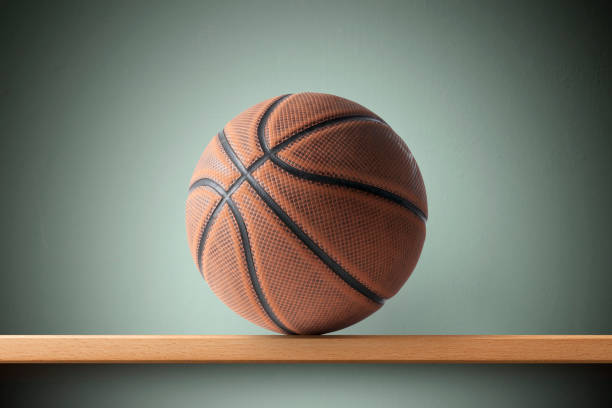 istock Basketball ball on the shelf 1217530015