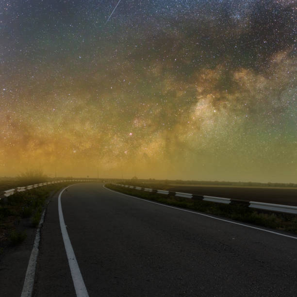 istock asphalt road at the night scene 1217531720