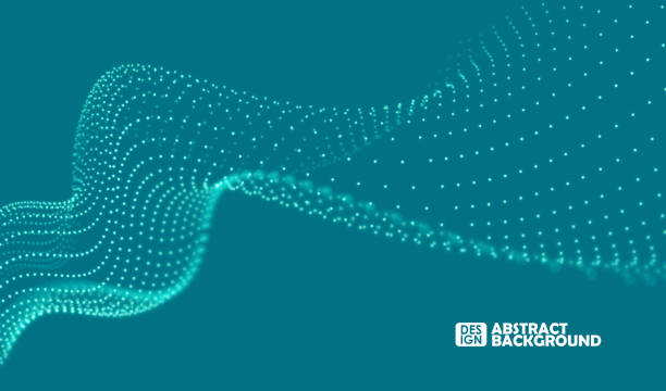 Particles liquid dynamic flow Particles liquid dynamic flow. Glittering dust of lights. Big data visualization. Graphic concept for your design. 156 number stock illustrations