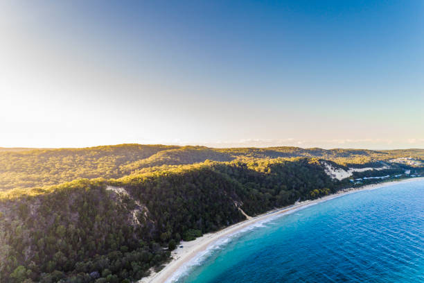 istock Moreton Island, Queensland, Australia from above 1217545162