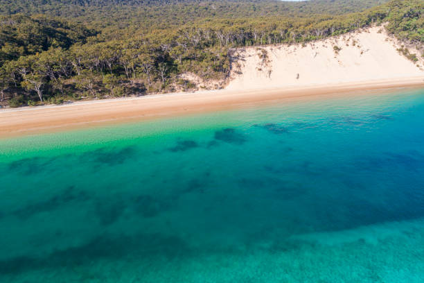 istock Moreton Island, Queensland, Australia from above 1217545166