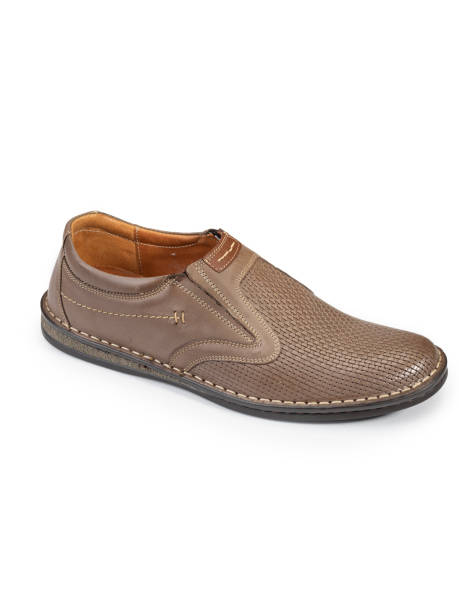 istock Men's shoes on a white background 1217548684