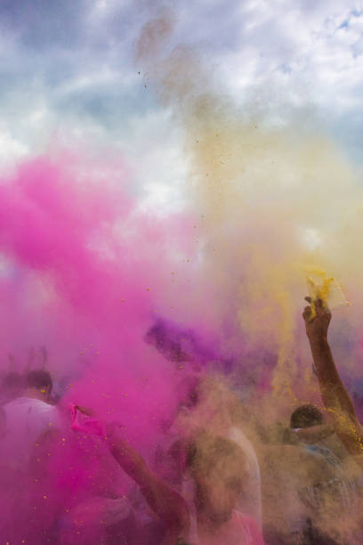 istock Holi festival color explosion 1217556547