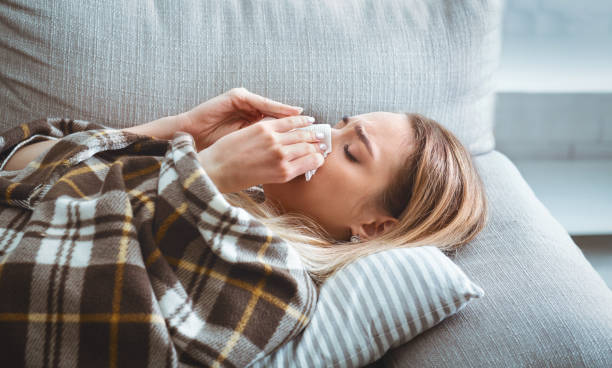 istock Bed rest during illness. Quarantine coronavirus concept 1217556969