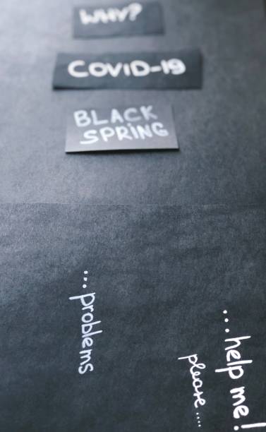 istock concept coronavirus flatlay on black background with different chalk phrases 1217557210