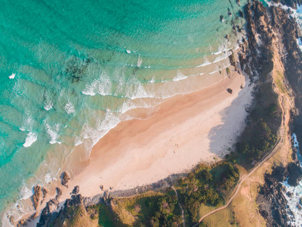 istock Cape Byron aerial in Byron bay, Australia 1217557330