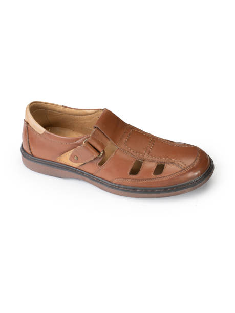 istock Men's shoes on a white background 1217558186