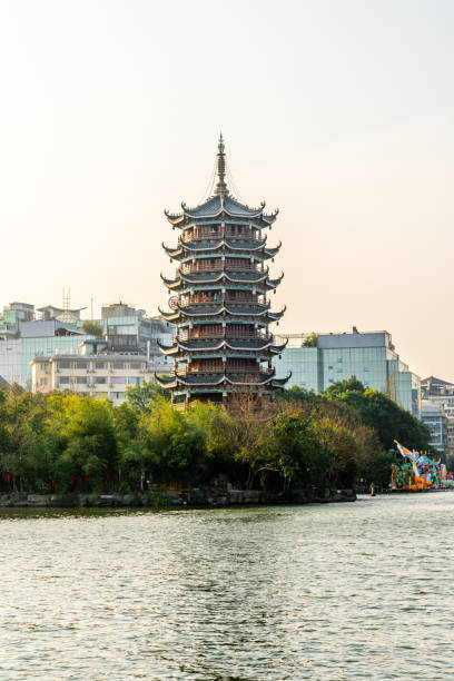 istock Ancient Chinese pagoda architecture 1217564777