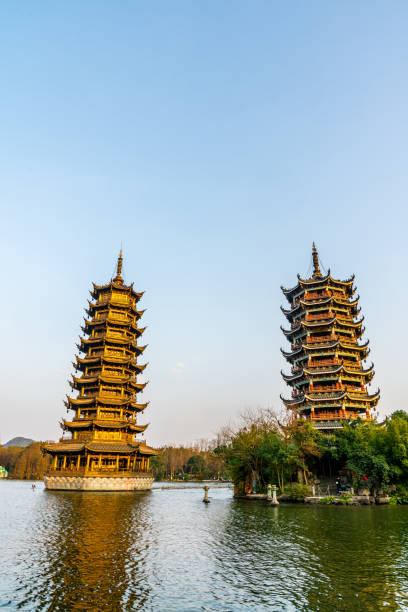 istock Ancient Chinese pagoda architecture 1217564789