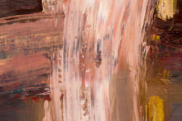 istock Artists oil paints multicolored closeup abstract background. 1217564898