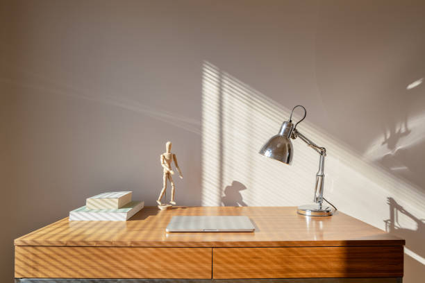 Simple wooden desk