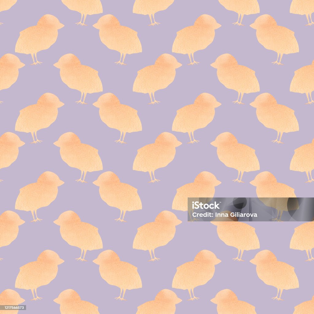 Graphics Pattern Chick Cute Chick Seamless Pattern Stock Illustration - Download Image Now ...