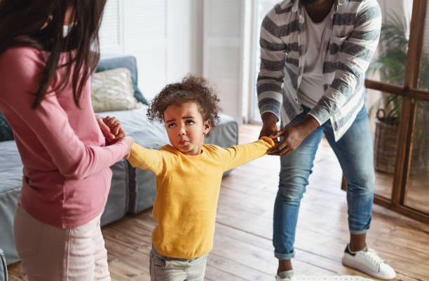 istock Family divorced and decides who will get child 1217567282