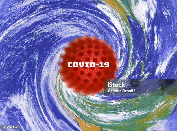 Covid19 Pandemic Worldwide Stock Photo - Download Image Now - Backgrounds, Biological Cell, Biology