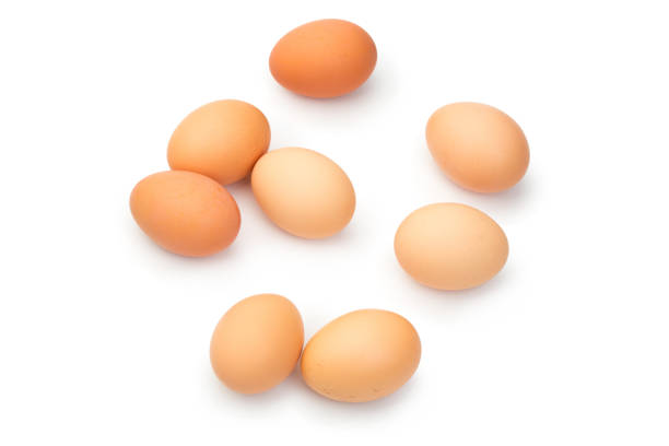 istock farm brown chicken eggs on a white background 1217574923