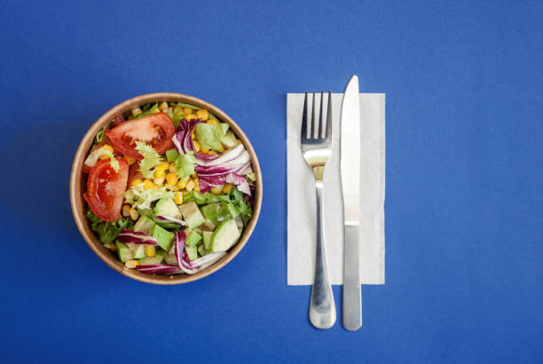 istock Vegetables in bowl, vegan meal concept, top view 1217578213